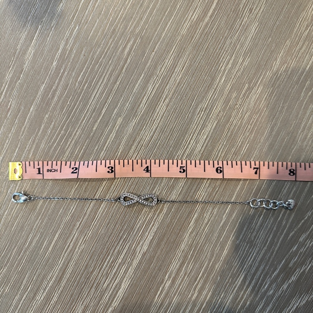 Brighton Adjustable Infinity Bracelet Sterling Si… - image 7